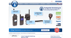 Desktop Screenshot of funkgeraete-vermietung.de